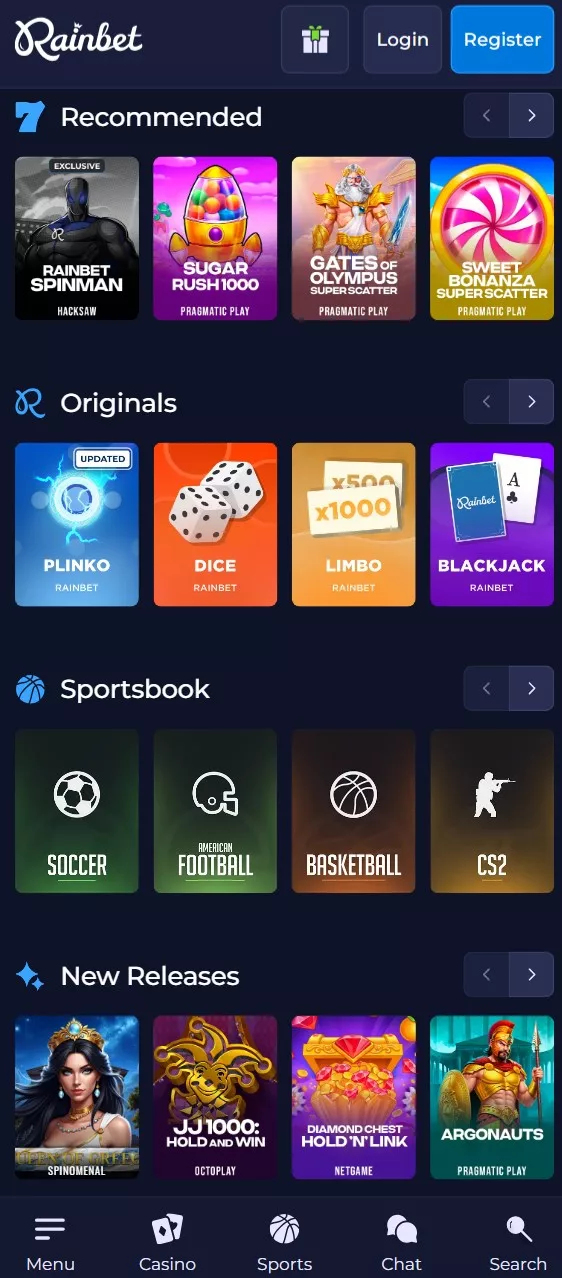 A terceira imagem do aplicativo, plataforma de apostas online com os melhores jogos de apostas e as maiores recompensas em dinheiro